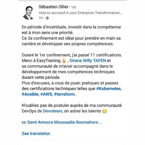 JE RECOMMANDE eazytraining