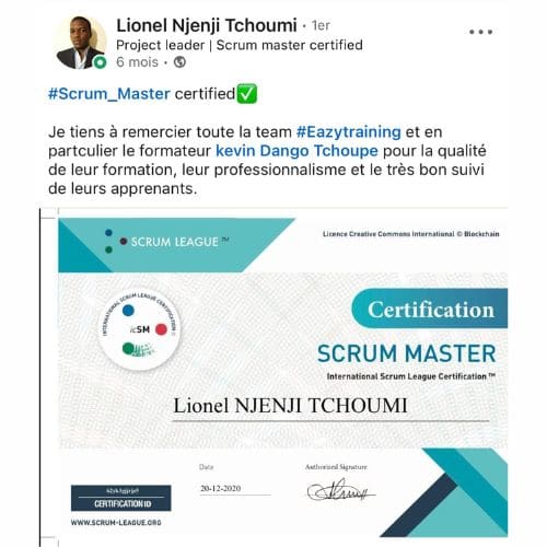 certification scrum master