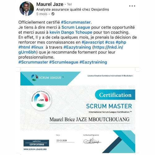 certification scrum master