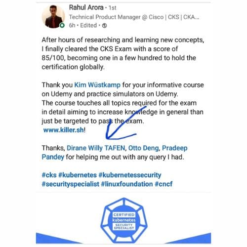 certified Kubernetes Security Specialist