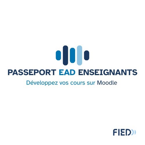 Logo Passeport EAD Enseignants - Développez vos cours sur Moodle