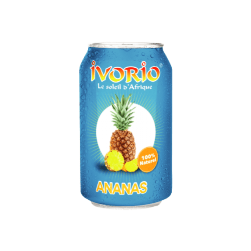 Ivorio Jus d’Ananas 100% Naturel 33cl