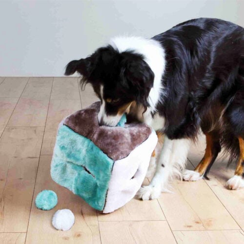 Cubo Interactivo con 4 pelotas