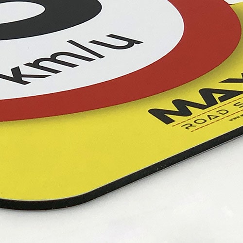 Max verkeerspoppetje | 50 km/u | Luxe dibond bord (M) - Afbeelding 2