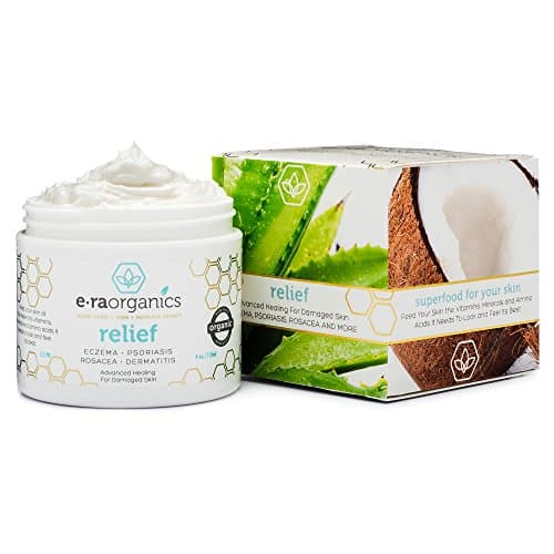 Psoriasis & Eczema Cream 4oz Advanced Healing Non-Greasy Moisturizer with Organic Aloe Vera, Manuka Honey, Hemp Oil & More. - Image 4