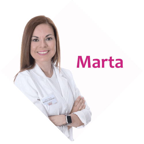 Marta, dietista de la clínica de Móstoles