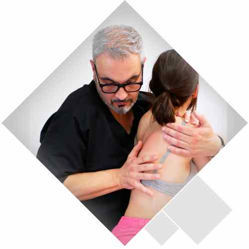 Tratamiento de osteopatía manual en clínica de Móstoles