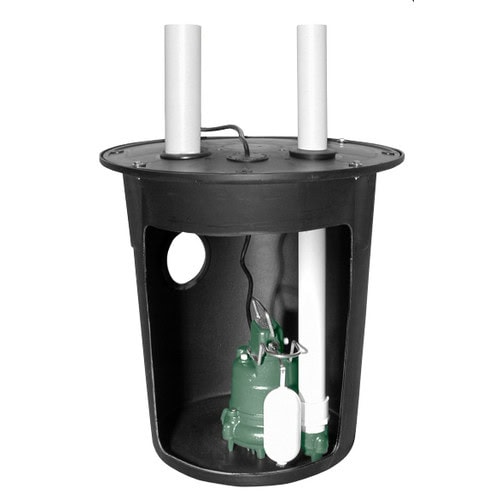 ejector-pump-repair-Elmhurst-ejector-pump-installation Ejector pump inside of ejector pit