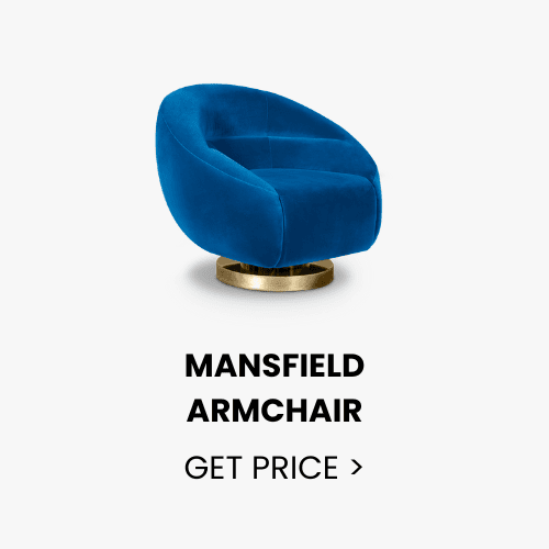 Luxury Mid Century Living: Mansfield Armchair  luxury mid century living Luxury Mid Century Living Room Ideas Designers Love MANSFIELD ARMCHAIR