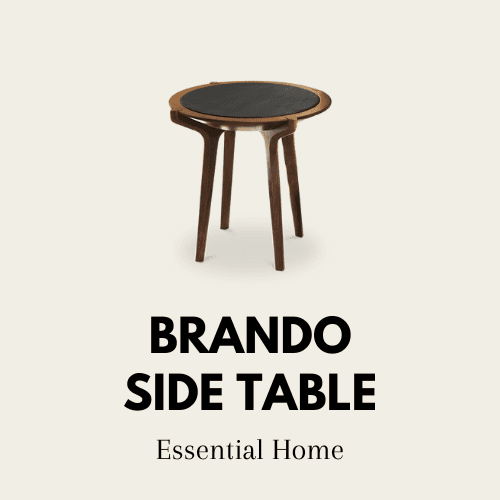 refined farmhouses Step Inside 8 Refined Farmhouses That Are Undeniably Modern brando side table
