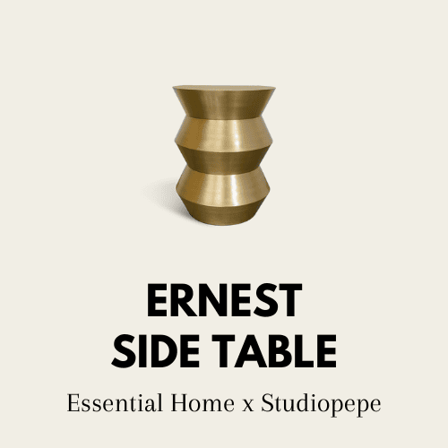 fireplace decorating ideas 57 Easy Fireplace Decorating Ideas That’ll Look Stylish All Year Long ernest side table 2
