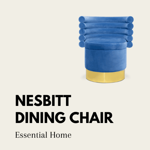 accent wall 25 Rooms That Prove You Need an Accent Wall in Your Home nesbitt dining chair