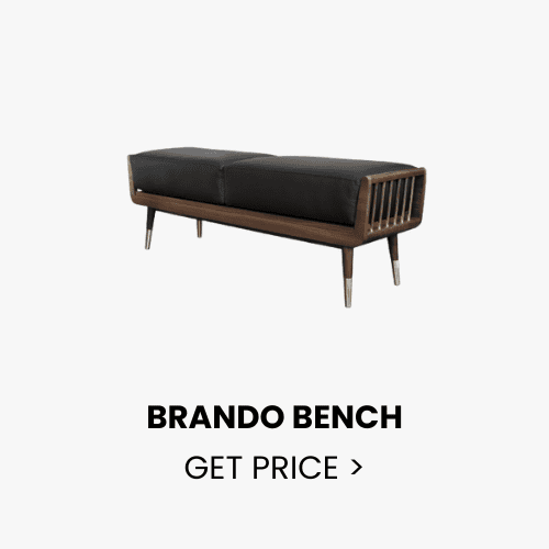 BRANDO-BENCH BRANDO-BENCH mob wife aesthetic Designers Tell Us How To Get The Mob Wife Aesthetic In Interiors BRANDO BENCH