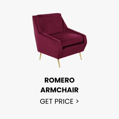 ROMERO-ARMCHAIR ROMERO-ARMCHAIR mob wife aesthetic Designers Tell Us How To Get The Mob Wife Aesthetic In Interiors ROMERO ARMCHAIR