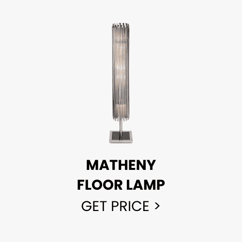 MATHENY-FLOOR-LAMP MATHENY-FLOOR-LAMP mid-century modern How to Mix Mid-Century Modern with Contemporary Decor MATHENY FLOOR LAMP