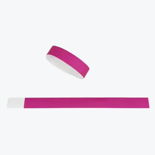 3/4" Plain Tyvek Wristbands