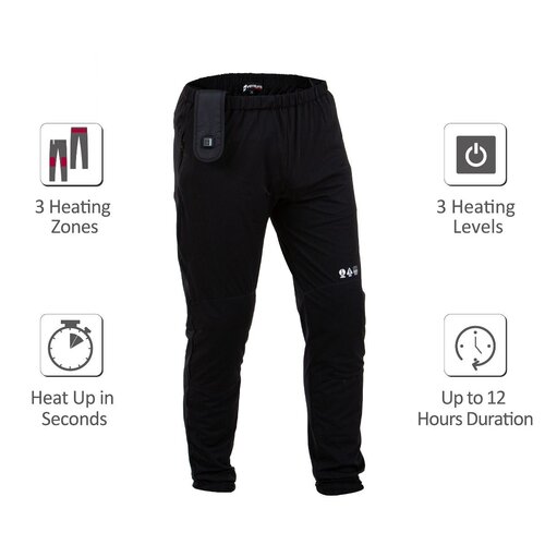 Unisex USB Battery Heated Quest Base Layer Pants- L Only