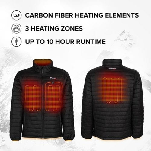 Men's Traverse Insulated Heated Puffer Jacket 2.0 (S ONLY)