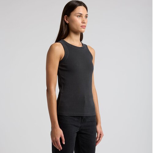 Wo's Faded Organic Rib Tank - Image 2