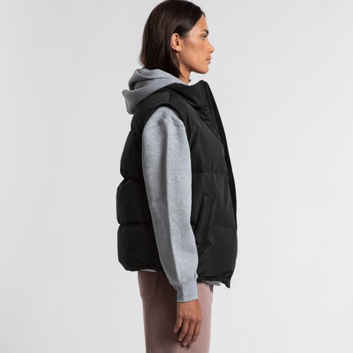 Wo's Puffer Vest Black - Image 3