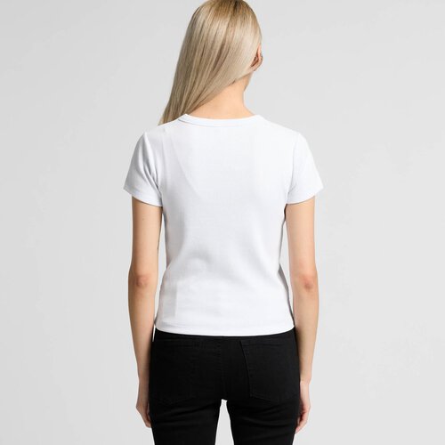 Wo's Organic Rib Tee - Image 4