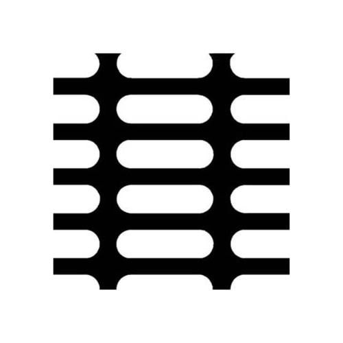 Round Ended Slotted Rectangular Pitch