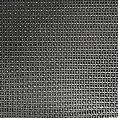 2.5 MM Hole Spacing, Straight Row of Round-Hole Perforated Plate