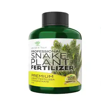 Professional Liquid Snake Plant Fertilizer 3-1-2 Concentrate 8 oz, Premium Snake Plant Food for Indoor Plants, Liquid Fertilizer for Snake Plants and Houseplants, Made in USA