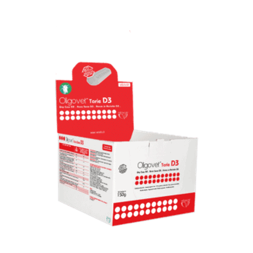 Oligovet Tarie D3 150 Bolus – Bolus complémentaire pour vache laitière en période de tarissement