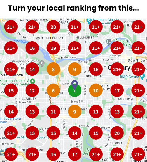 Turn your local ranking from this... to This Turn your local ranking from this... to This