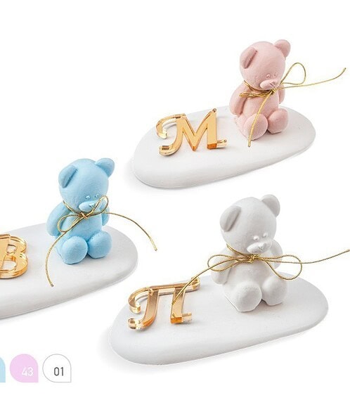 γύψινη βάση με αρκουδάκι