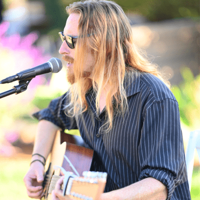 Matt Armstrong performing at Hill Top Winery