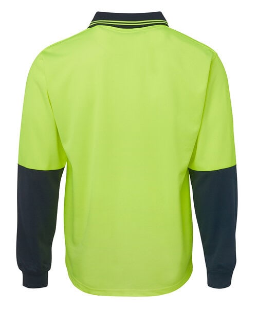 JB's Hi Vis L/S Traditional Polo - Image 3