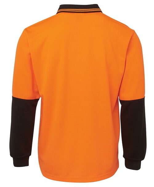 JB's Hi Vis L/S Traditional Polo - Image 4