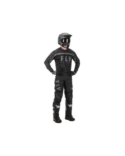 FLY Racing Combo F-16 Μαύρο-Γκρι