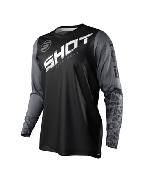 SHOT RACING T-SHIRT CROSS / ENDURO JERSEY DEVO SLAM ΓΚΡΙ