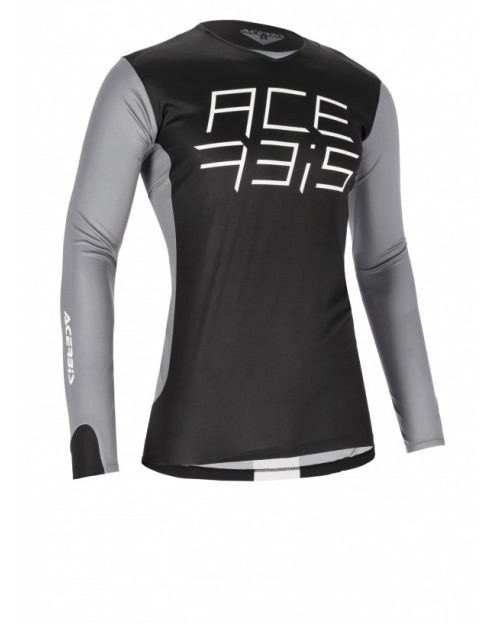 MX J RACE JERSEY - ΜΑΥΡΟ / ΓΚΡΙ