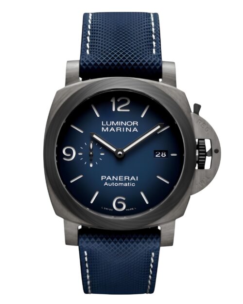 Часы Panerai Luminor 1950 3 Days Fibratech Volcano Blu 44mm PAM01663