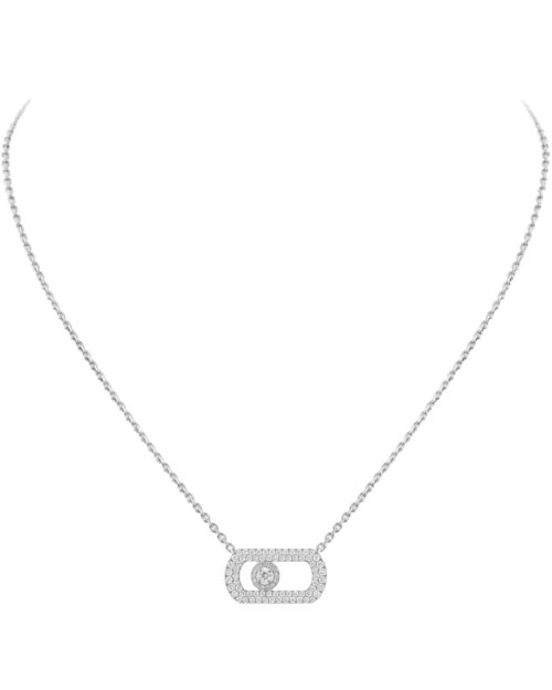 Колье Messika So Move pavé Gold Diamond Necklace