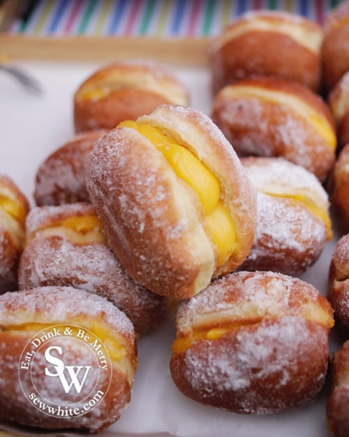 luso brasil custard filled doughnuts