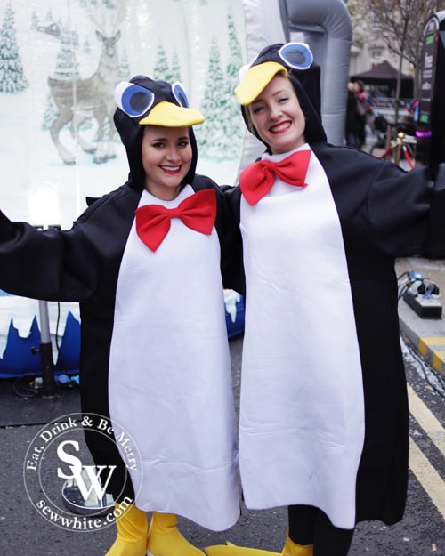 happy penguins at the Love Wimbledon Winter Wonderland 2016