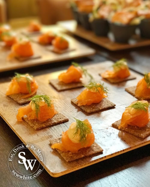 smoked salmon christmas starters