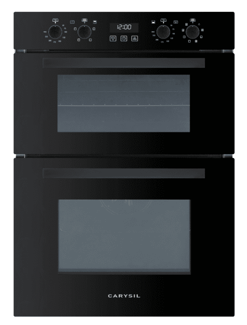 Carysil Built-In Black Double Oven 60CM