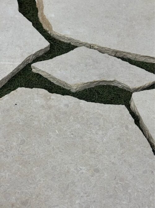 Sunny Menia Limestone Crazy Paving Sandblasted