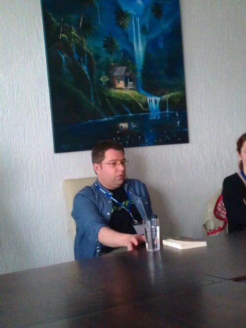 Jan Jan während seiner Selbstfindungssession
