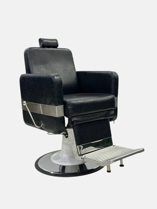 Барбер-кресло Vintage Barber Chair (6045) — гидравлическое, черное — изображение 2