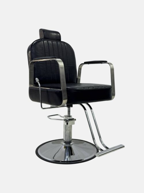 Парикмахерское кресло Modern Salon Chair (A-022) — гидравлическое, черное — изображение 2