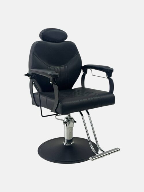 Парикмахерское кресло Comfort Salon Chair (A-8321B) — гидравлическое, черное — изображение 2