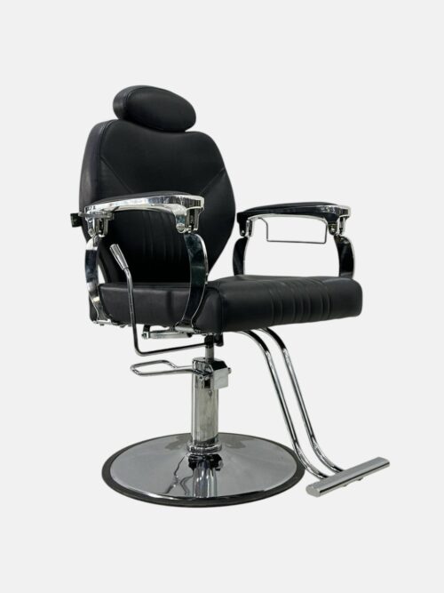 Парикмахерское кресло Elegant Salon Chair (A-8321N) — гидравлическое, черное — изображение 2