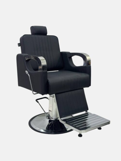 Барбер-кресло Modern Barber Chair (B-003N) — гидравлическое, черное — изображение 2